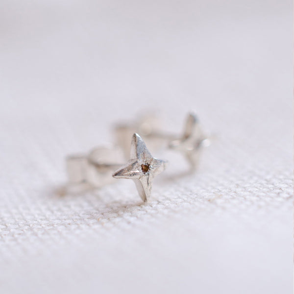 Star shaped diamond earrings shop