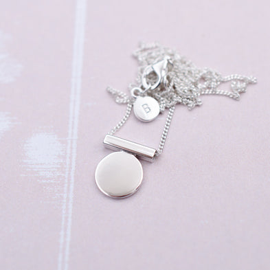 Silver Full Circle Necklace