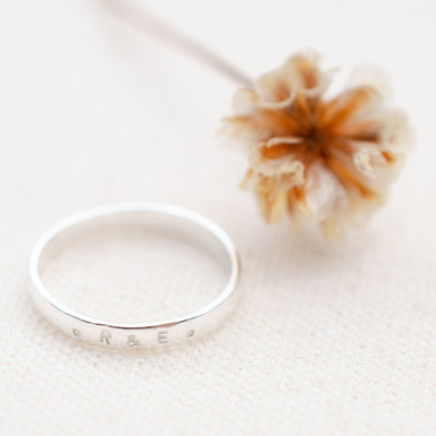 Personalised Feel The Love Ring