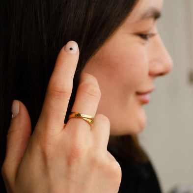 Crossroads Infinity Interlinked Ring