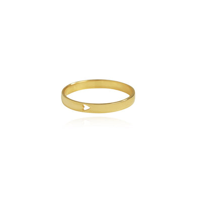 9ct Gold Personalised Feel The Love Ring